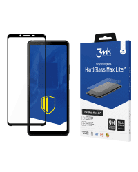 Sony Xperia 10 II Black - 3mk HardGlass Max Lite™ screen protector