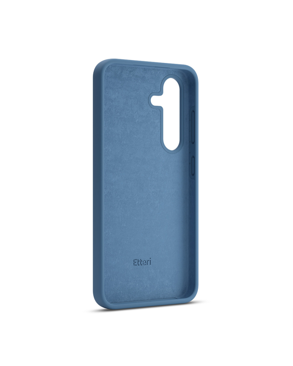 Etteri Silicone case for Samsung Galaxy S25 dark blue
