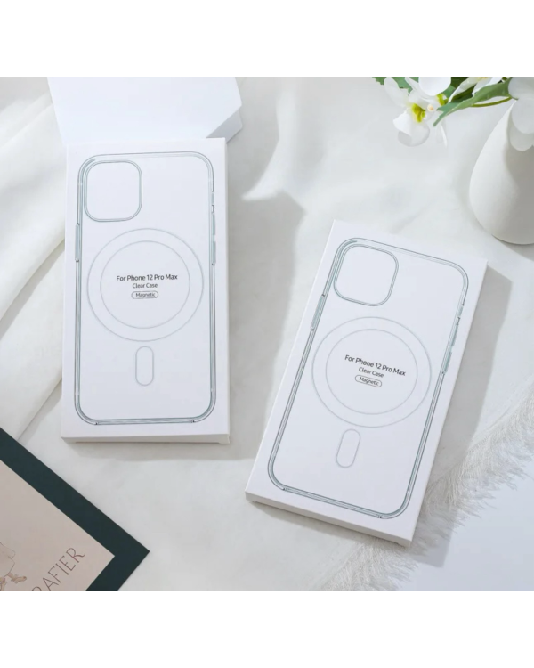 Fusion MagSafe силиконовый чехол для Apple iPhone 14 Pro прозрачный