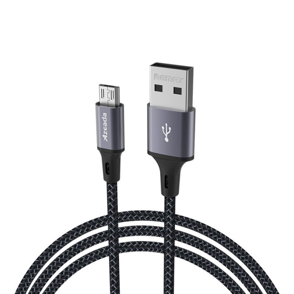 Обложка книги «Proda Azeada Series Fast Charging Data Cable USB - Micro USB 3A 1m grey (PD-B52m)»