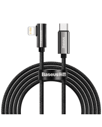 Baseus Legend Mobile Game Elbow Cable USB Type C - Lightning 20W Power Delivery 2m black (CATLCS-A01)