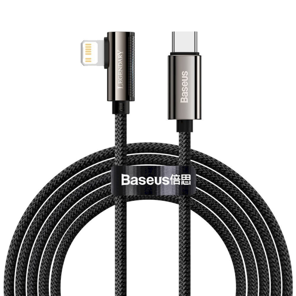 Baseus Legend Mobile Game Elbow Cable USB Type C - Lightning 20W Power Delivery 2m black (CATLCS-A01)