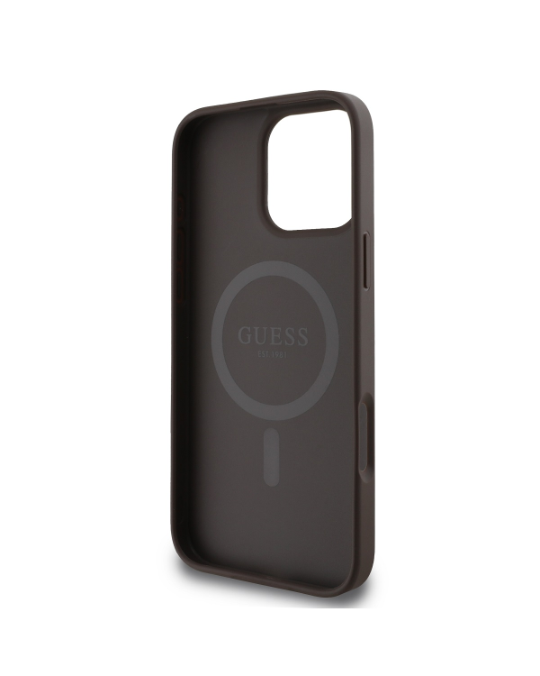 Чехол Guess GUHMP16LG4GFRW Magsafe для iPhone 16 Pro | коричневый