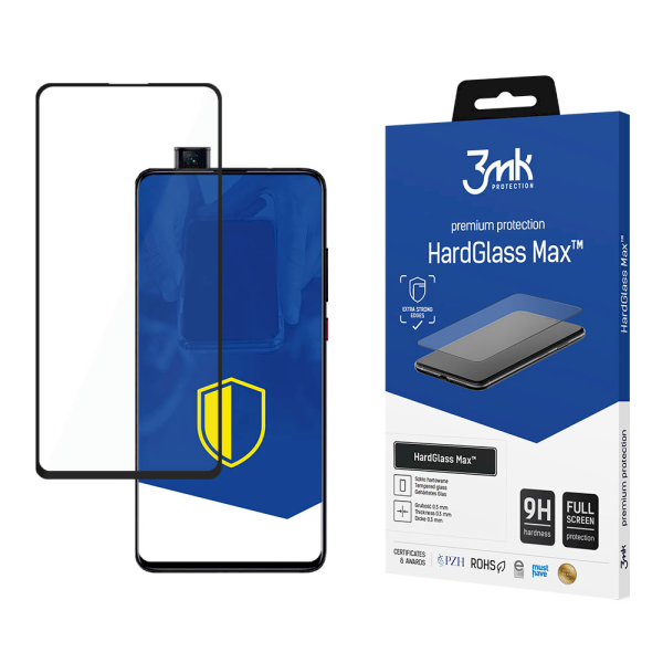 Обложка книги «Redmi K20 Pro Black - 3mk HardGlass Max™ screen protector»