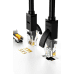 Дополнительное изображение книги «Ugreen cable internet network cable Ethernet patchcord RJ45 Cat 6 UTP 1000Mbps 1m black (20159)»