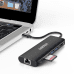 Дополнительное изображение книги «Choetech docking station adapter hub USB Typ C 6in1 100W PD black (HUB-M05)»