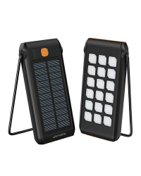 4smarts Powerbank Солнечный TitanPack Flex 10000mAh черный|оранжевый