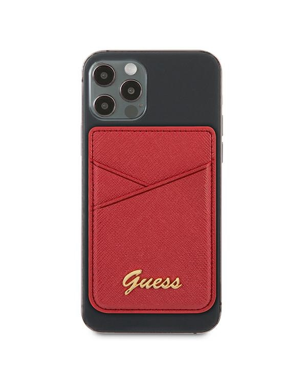 Кошелек Guess Card Slot GUWMSSASLRE MagSafe Saffiano red|red