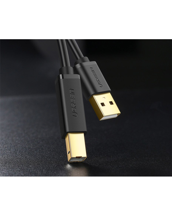 Дополнительное изображение книги «Ugreen cable USB - USB Type B cable (printer cable) 3m black (10351)»
