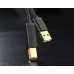 Дополнительное изображение книги «Ugreen cable USB - USB Type B cable (printer cable) 3m black (10351)»