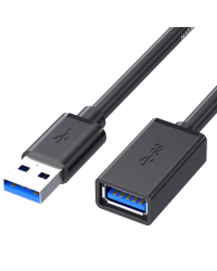 Extension cable - USB to USB 3.0 - 3 metres black
