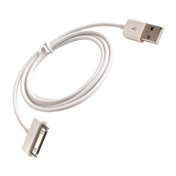 Forever Дата & Зарядка USB Кабель для Apple iPhone 4 4S / iPad 2 3 (Аналог MA591) Белый