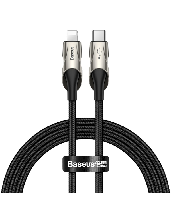 Baseus Fish Eye CATLYY-01 USB-C -> Lightning Провод для Зарядки 18W / PD 2.0 / 100 cm Черный