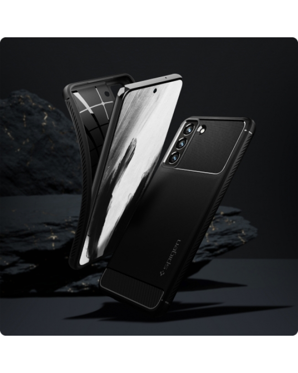  SPIGEN Rugged Armor ACS03049 Чехол для Samsung Galaxy S21 FE - матовый черный