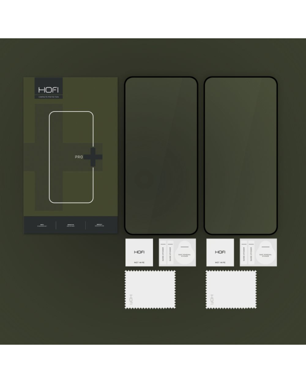 HOFI GLASS PRO+ 2-PACK GALAXY S25 BLACK TEMPERED GLASS