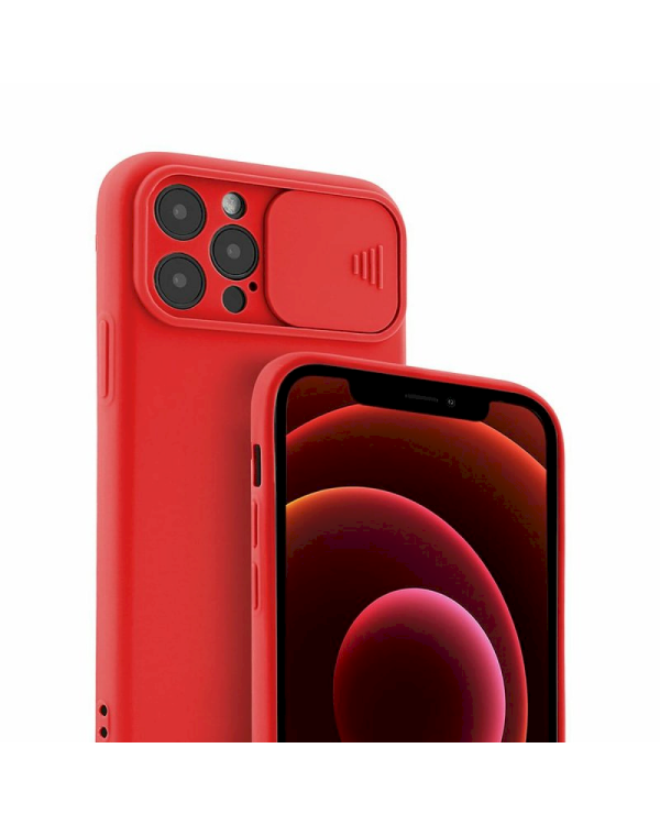 Fusion Camera Protect силиконовый чехол для Apple iPhone 13 Pro красный