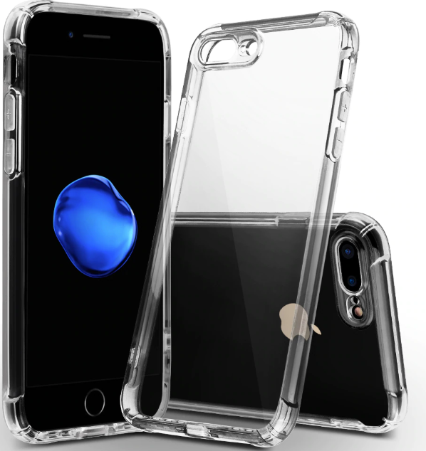Fusion Ultra Back Case 1 mm Прочный Силиконовый чехол для Apple iPhone 7 Plus / 8 Plus Прозрачный