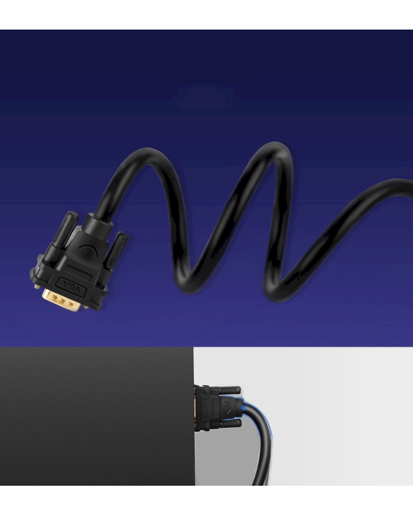 Дополнительное изображение книги «Ugreen VGA (męski) - VGA (męski) cable FHD 1,5 m black (VG101 11630)»