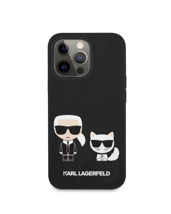 Дополнительное изображение книги «KLHCP13LSSKCK Karl Lagerfeld and Choupette Liquid Silicone Case for iPhone 13 Pro Black»