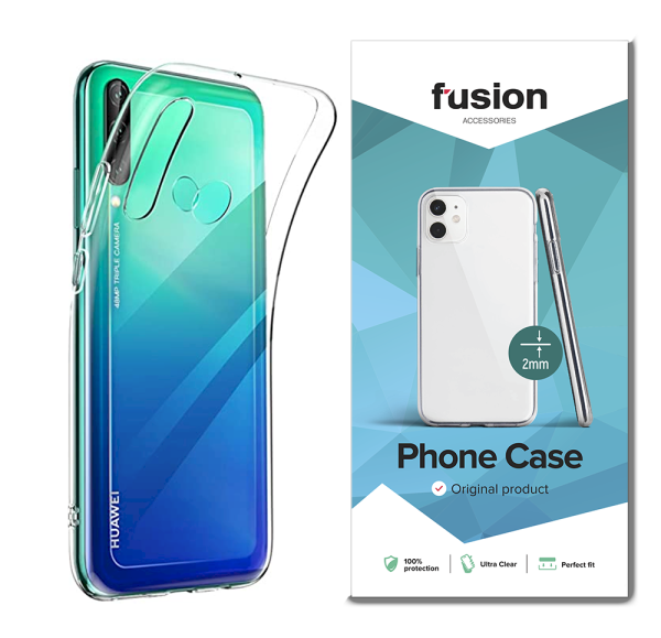 Fusion Ultra Clear Series 2 mm Силиконовый чехол для Huawei P40 Lite E Прозрачный (EU Blister)