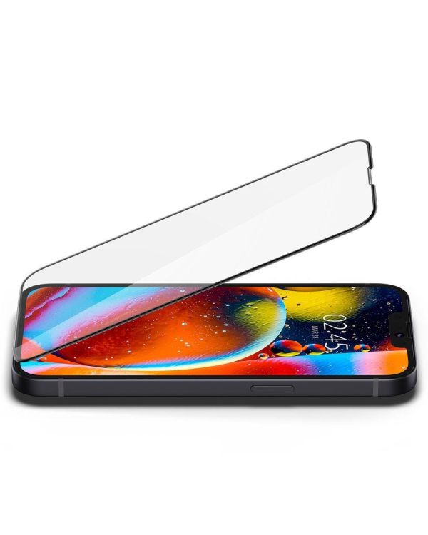 Дополнительное изображение книги «TEMPERED GLASS Spigen GLASS FC IPHONE 13 | 13 PRO | 14 BLACK»