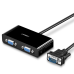 UGREEN 40254 VGA video splitter up to 2x VGA - 1m (black)