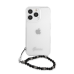 Обложка книги «GUHCP13XKPSBK Guess PC Script and Black Pearls Case for iPhone 13 Pro Max Transparent»