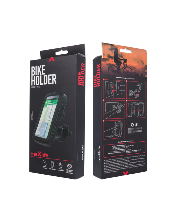 Дополнительное изображение книги «Maxlife bike mount MXBH-01 XL black»
