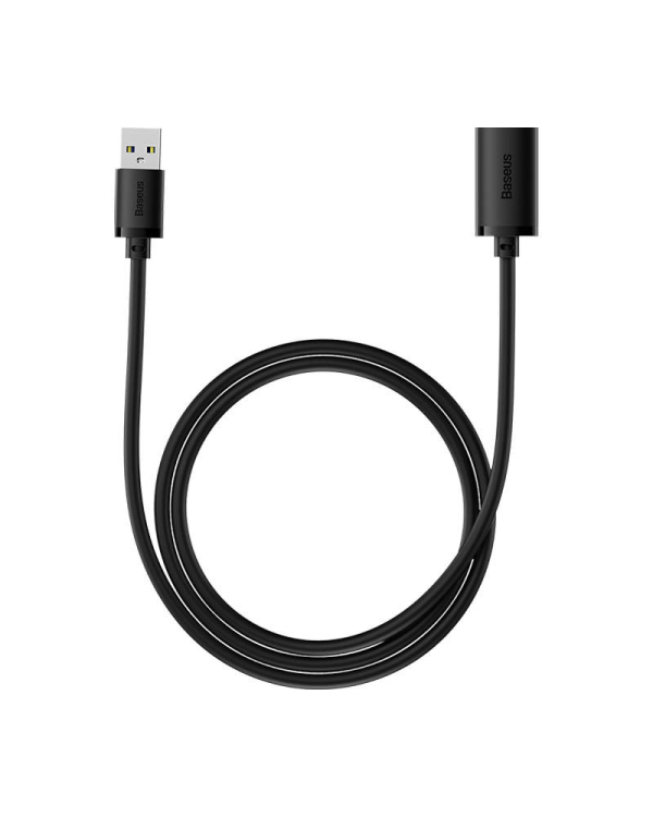 Удлинительный кабель USB 3.0 Baseus с разъемом "мужчина-женщина", серия AirJoy, 1 м (черный)