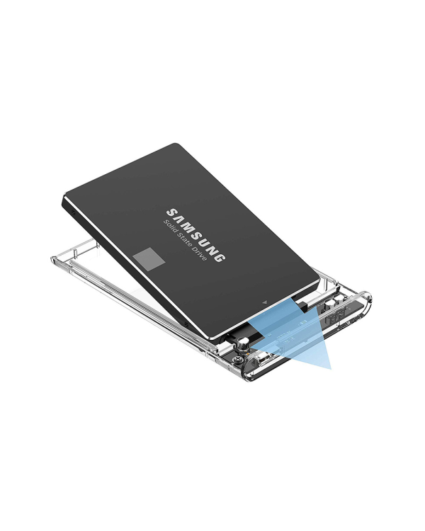 Fusion 2,5" внешний корпус для HDD SATA III | USB 3.0 прозрачный