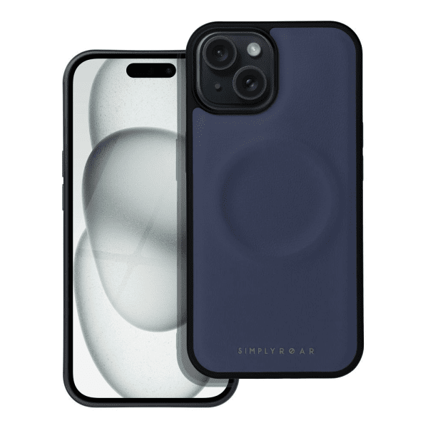 Roar Mag Morning Силиконовый задний чехол для Apple iPhone 15 Plus синий