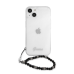 Обложка книги «GUHCP13SKPSBK Guess PC Script and Black Pearls Case for iPhone 13 Mini Transparent»