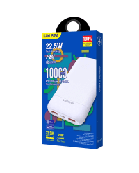 KAKUSIGA KSC-887 power bank 10000mAh | 2 x USB | 22.5W белый