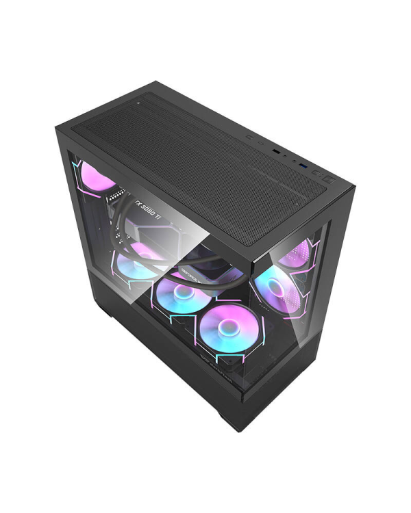 Дополнительное изображение книги «Компьютерный корпус Darkflash DS900 AIR (черный) + 7 вентиляторов ARGB»