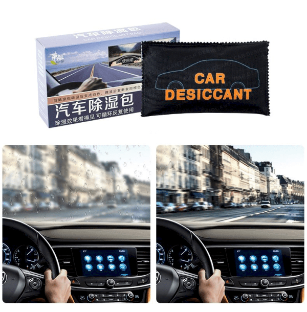 Обложка книги «Car Dehumidifier reusable Moisture Absorber Mist absorbing silicone bag black»