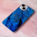 Силиконовый чехол Fusion Gold Glam Blue для Samsung S921B Galaxy S24