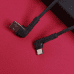 Maxlife MXUC-09 angle cable USB - USB-C 1,0 m 3A black