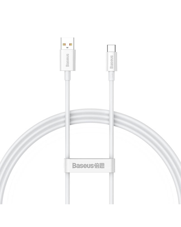 Cable USB do USB-C Baseus Superior 100W 1m (white)