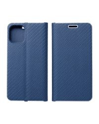 Fusion Luna Carbon Book Case Книжка чехол для Samsung A356 Galaxy A35 5G синий
