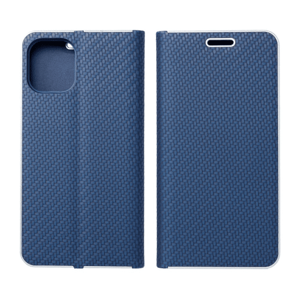 Fusion Luna Carbon Book Case Книжка чехол для Samsung A356 Galaxy A35 5G синий