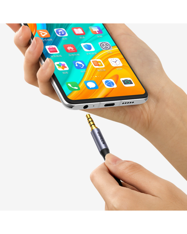 Ugreen cable AUX mini jack 3.5mm cable (male) - 3.5mm mini jack (male) 2m black (AV183)