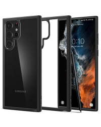 Spigen Ultra Hybrid Samsung S908 S22 Ultra Matte Black ACS03919