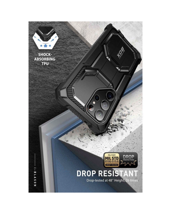 Supcase IBLSN ARMORBOX 2-SET GALAXY S23 ULTRA BLACK
