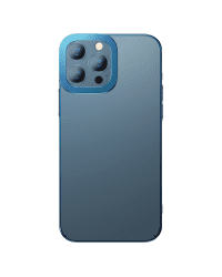 Baseus Glitter Transparent Case for iPhone 13 Pro Max (blue)