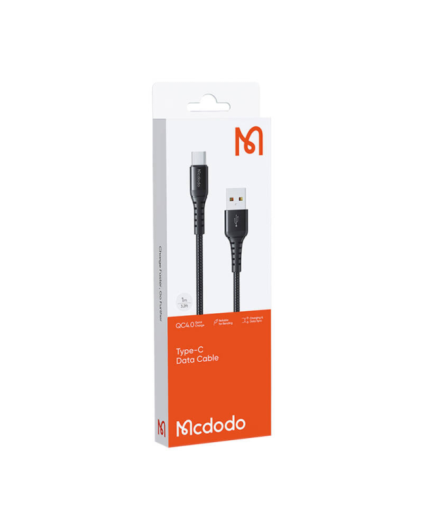 Mcdodo CA-2273 Кабель USB-A - USB-C, 60 Вт, 3 м (черный)
