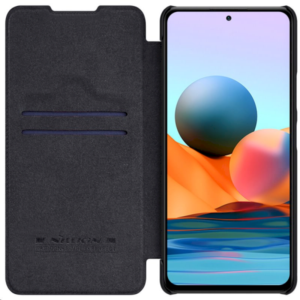 Обложка книги «Nillkin Qin Book Case for Xiaomi Redmi Note 10 Pro/10 Pro Max Black»