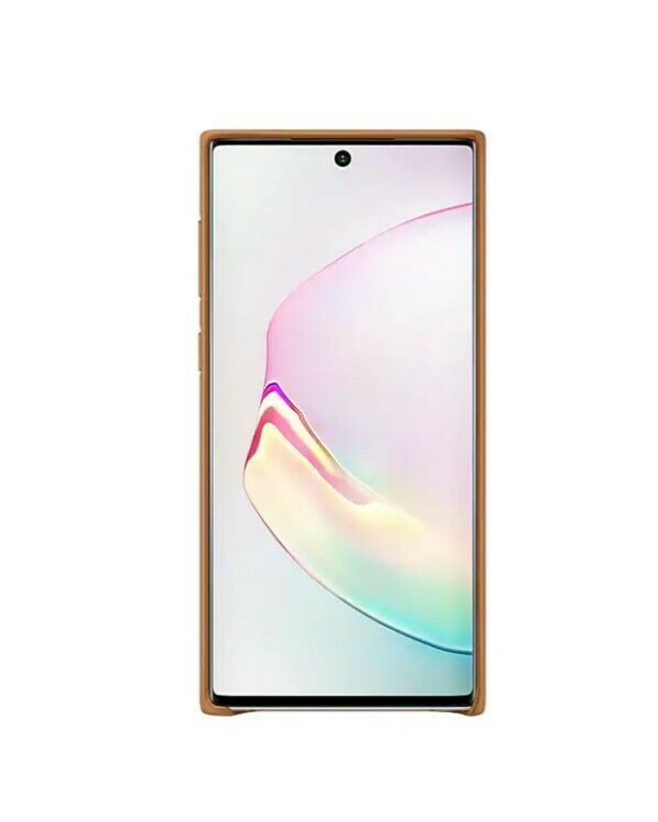 Samsung EF-VN970LAEGWW кожаный чехол для Samsung N970 Galaxy Note 10 (Note 10 5G) коричневый