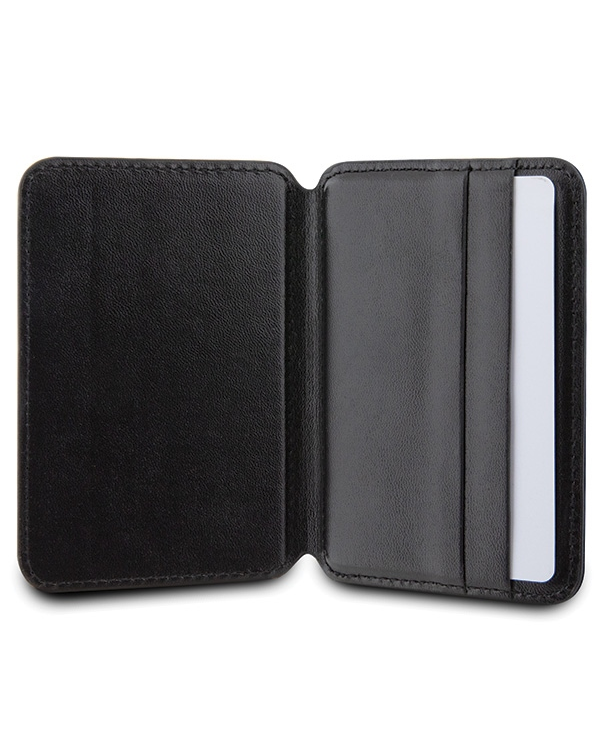 Guess Wallet Card Slot GUWMSHGCFSEK MagSafe GCube stripe czarny|black