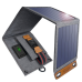 Choetech Foldable Travel Solar Solar Solar Charger 14W with USB 5V / 2.4A Solar Panel Gray (SC004)