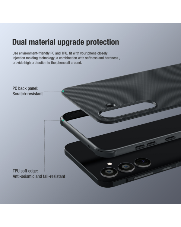Дополнительное изображение книги «Nillkin Super Frosted PRO Back Cover for Samsung Galaxy A55 5G Black»